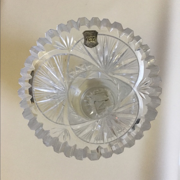 EUROPEAN Antique CRYSTAL GLASS VASE Handmade❤️ - Picture 8 of 8